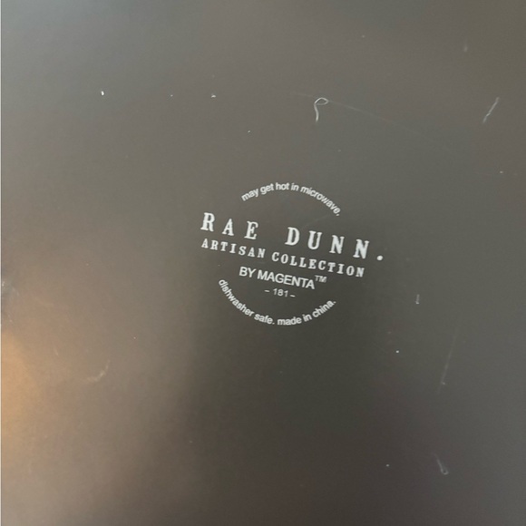 Rae Dunn Black 'YUM' Dinnerware Set - Picture 5 of 7